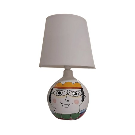 Handpainted lamp base King Ceramiche De Simone sicilian pottery Handpainted lamp base King Ceramiche De Simone sicilian pottery